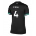 Maillot de foot Liverpool Virgil van Dijk #4 Extérieur vêtements Femmes 2024-25 Manches Courtes